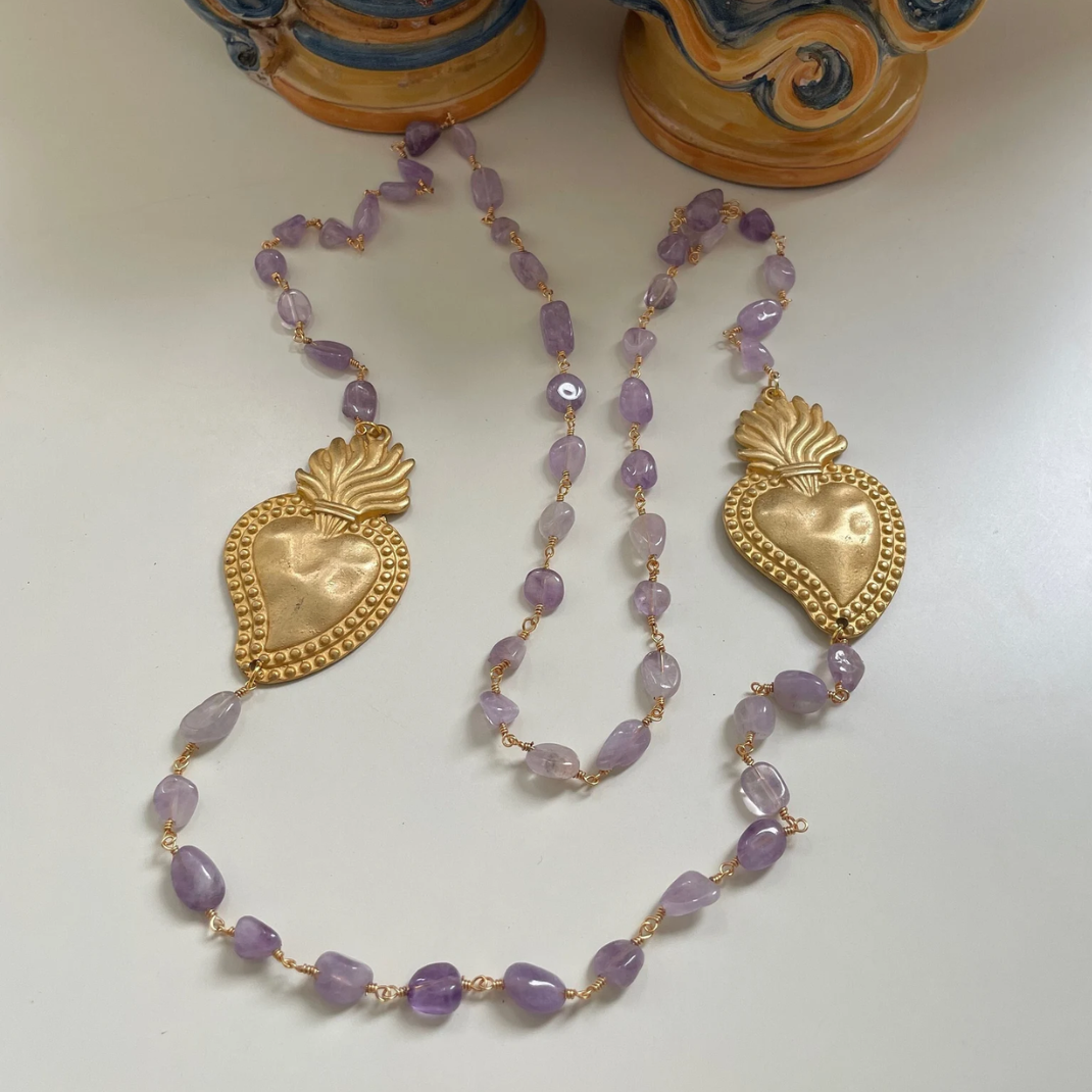 Collar Doble Corazón