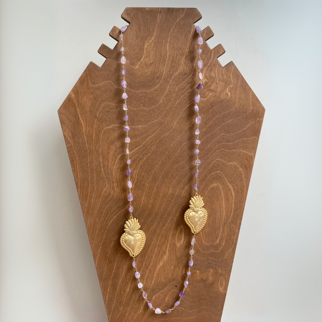 Collar Doble Corazón