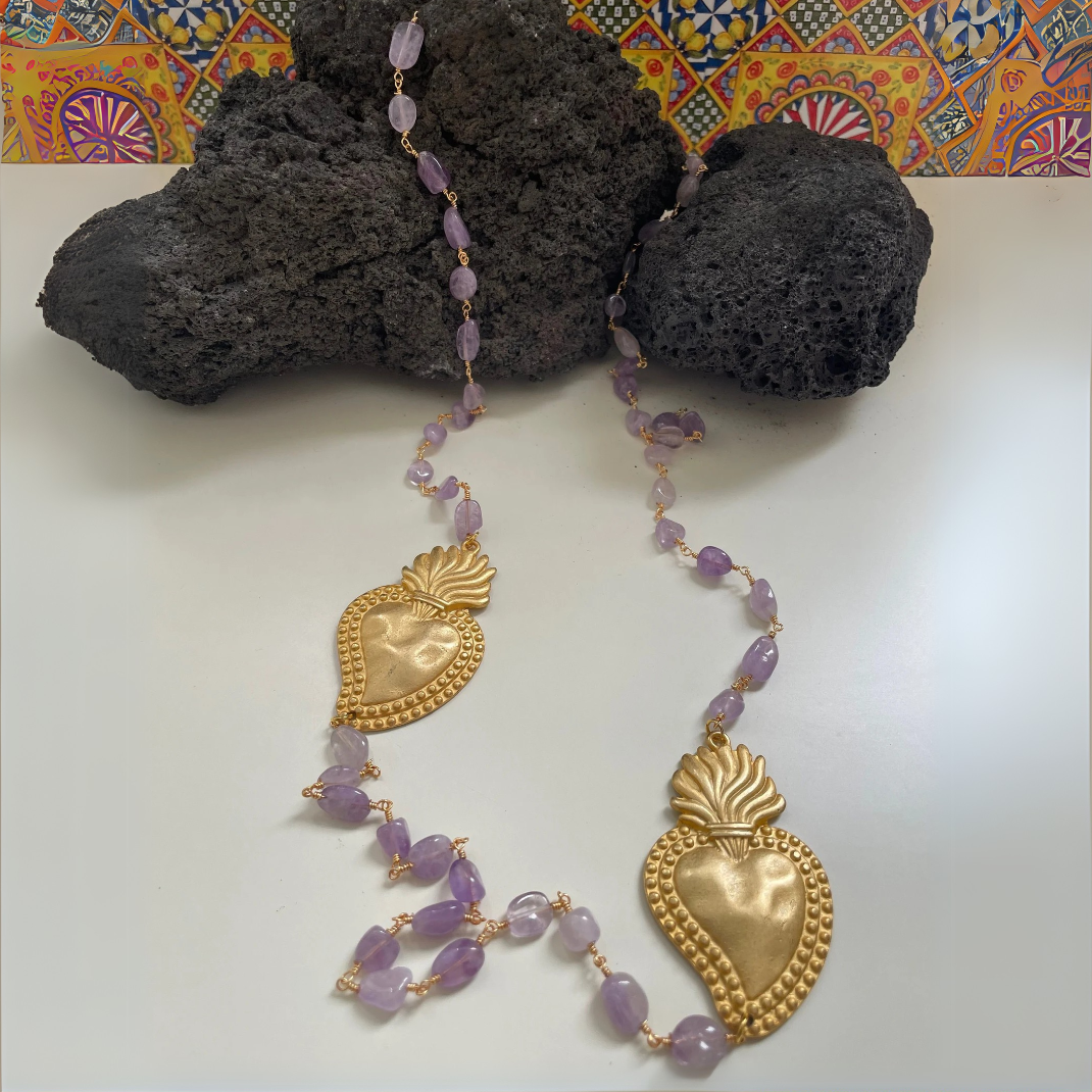 Collar Doble Corazón