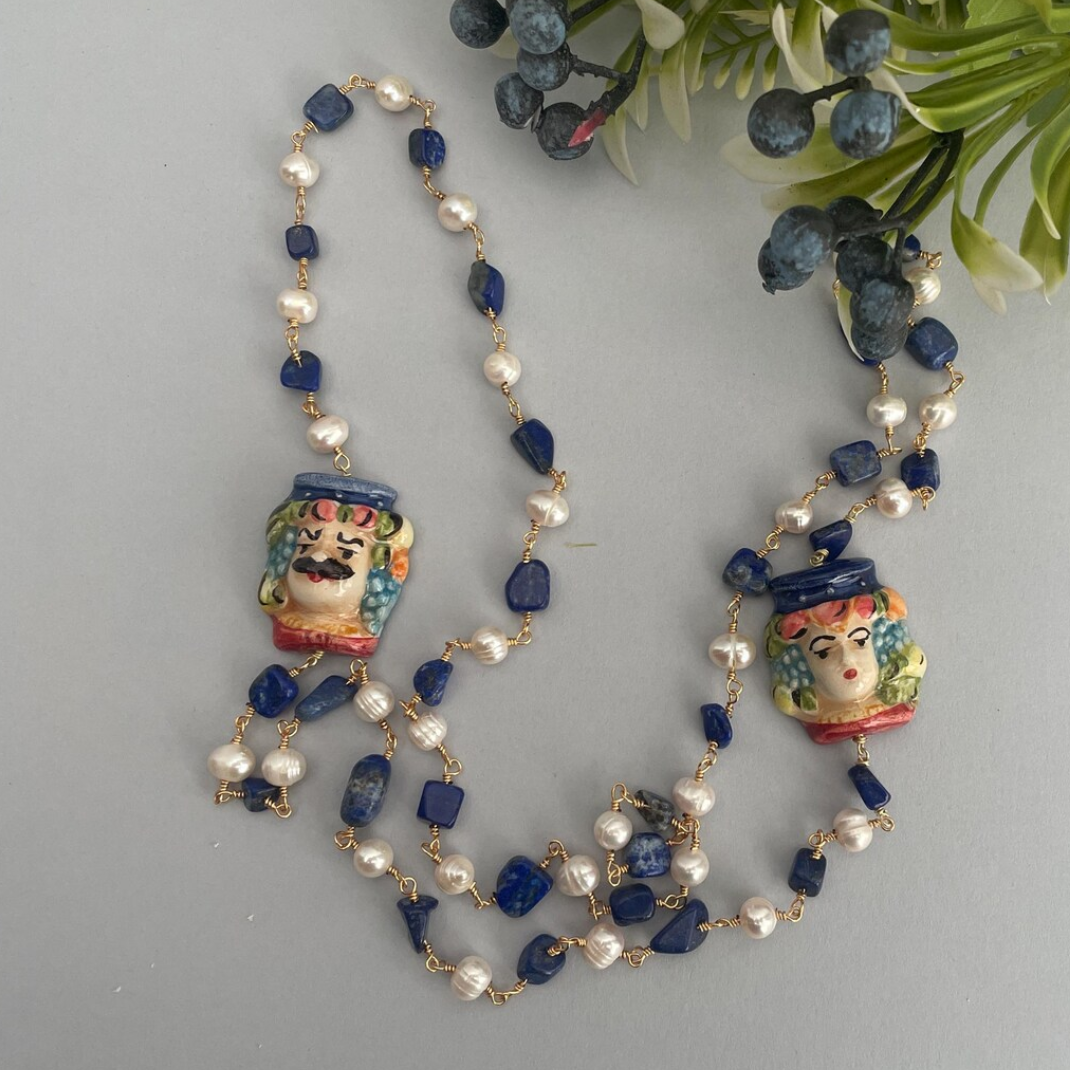 Collar Cabezas de Moros Caltagirone