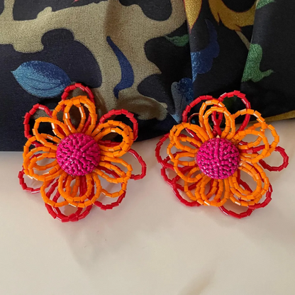 Pendientes Flor