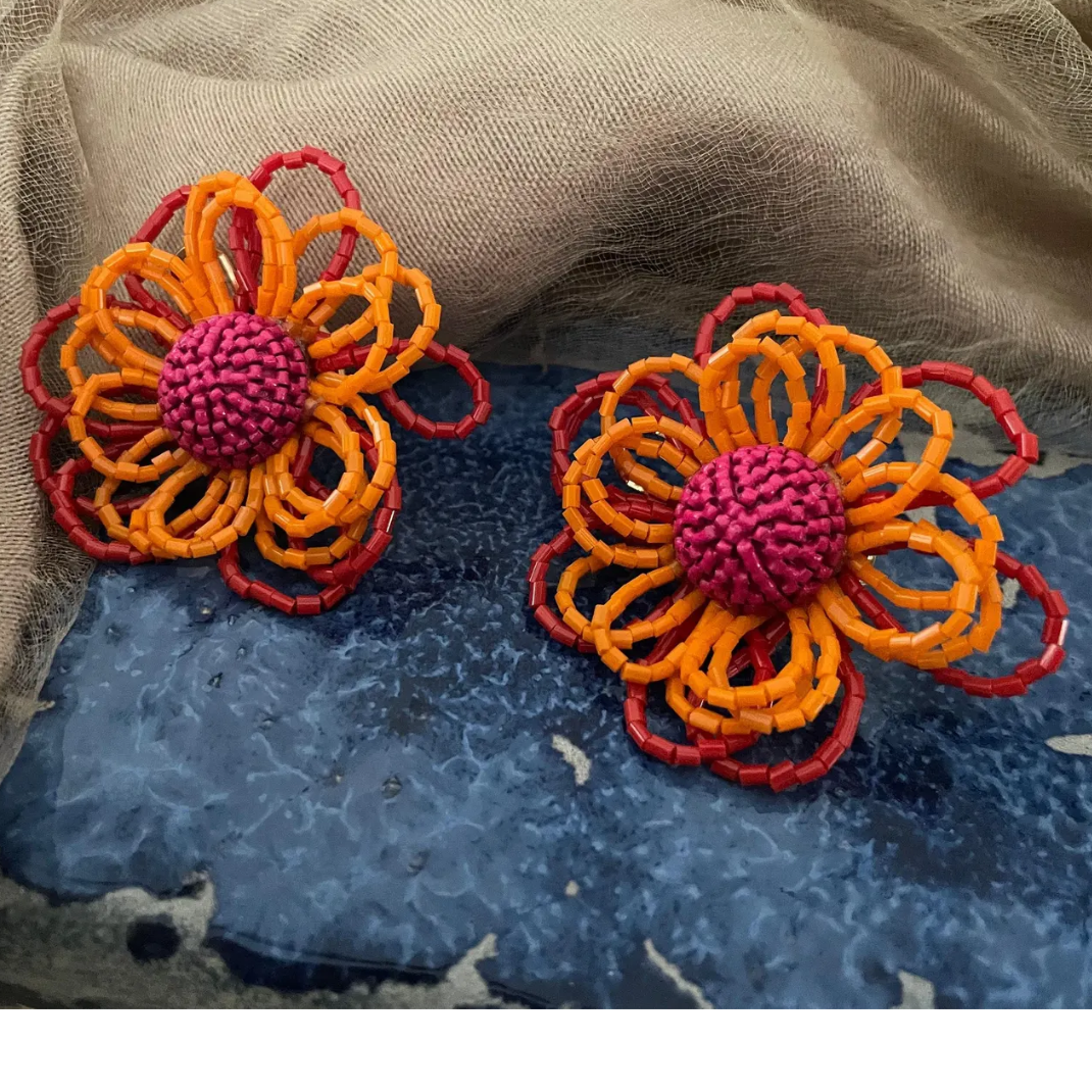 Pendientes Flor