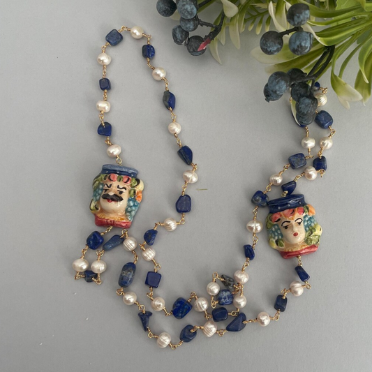 Collar Cabezas de Moros Caltagirone
